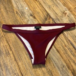 COPY - LA Hearts burgundy bathing suit bottoms